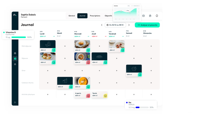 Interface web Nectar